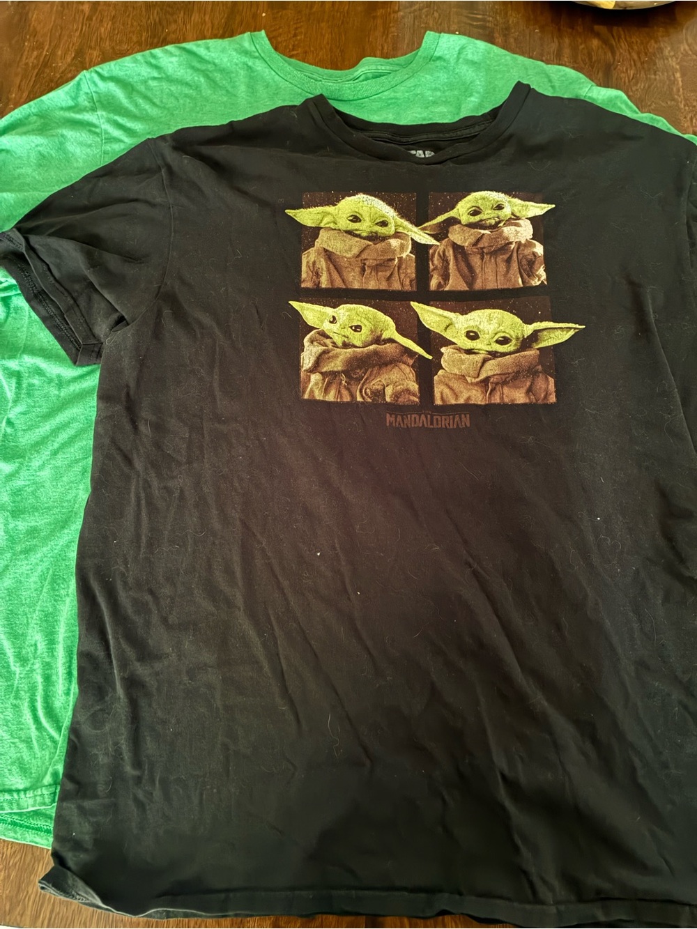 Star Wars Mad Engine Sz XL Mandalorian Grogu Baby Yoda T-shirt 2pack